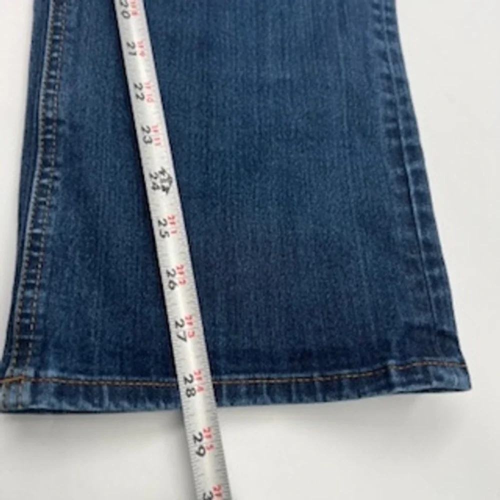 Seven7 Mens Straight Fit Jeans Blue Medium‎ Wash Stretch W38 L30